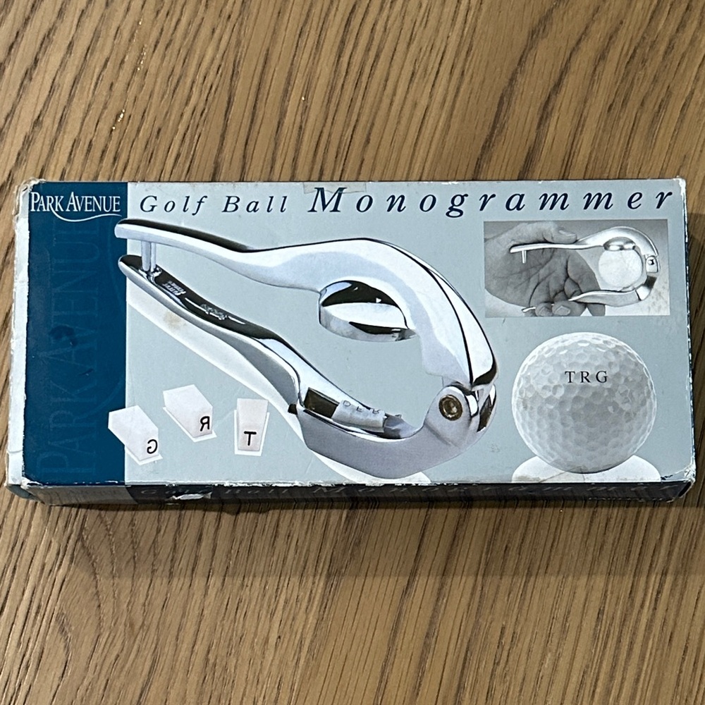 Park Avenue Silver Golf Ball Monogrammer